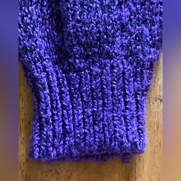 Sterling Harris vintage 80s knit sweater cable knit collar, cute and cozy knit.. - Picture 5 of 7